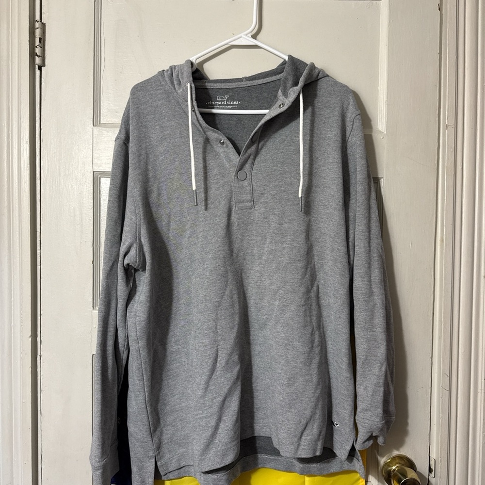 Vineyard Vines Gray Hooded Sweatshirt